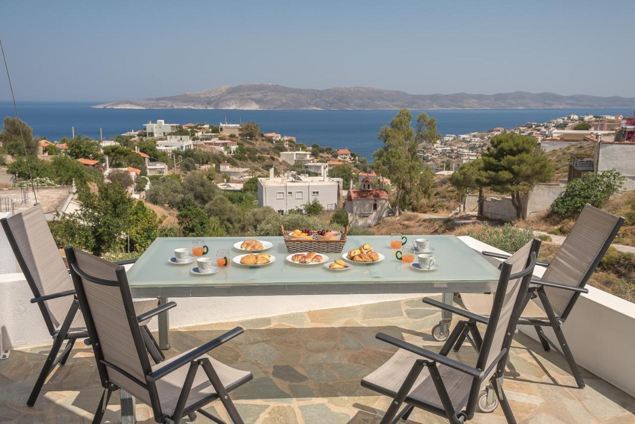 Villa Luna Private Heated Hydro Pool Bbq Beach 4Min Agia Marina Mikrolimanou Exterior foto