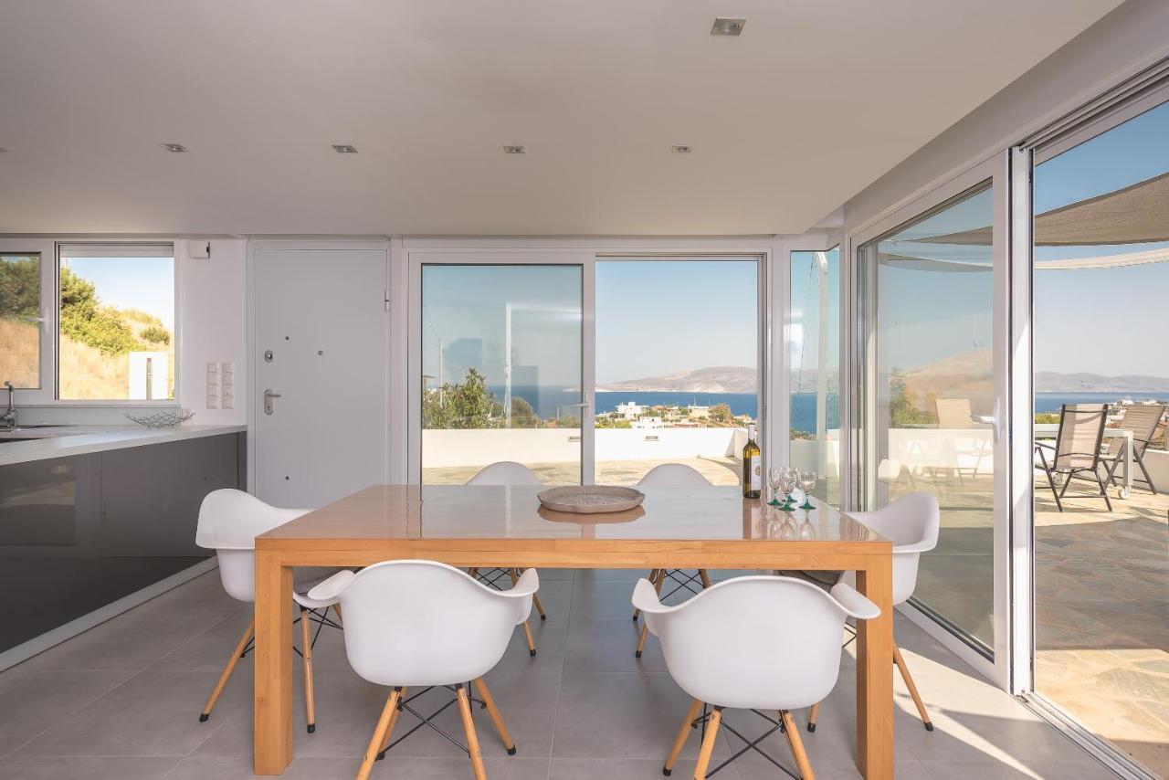 Villa Luna Private Heated Hydro Pool Bbq Beach 4Min Agia Marina Mikrolimanou Exterior foto